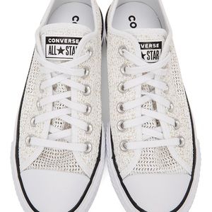 CONVERSE
White Breathable Platform All Star Low Sneakers